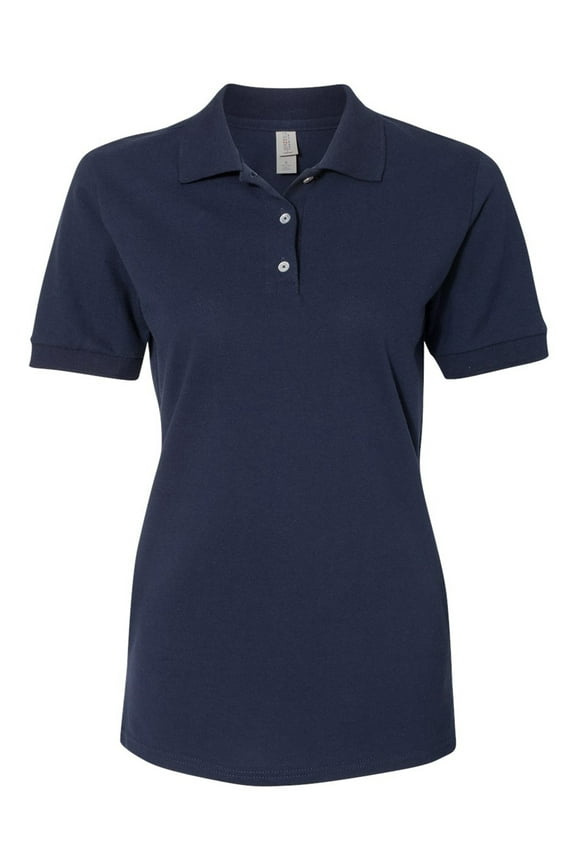 Polo Shirts with Colors Business Casual School J. Navy Shirts for Women Polo Shirts for Women JERZEES Women's Piqué Sport Shirt 443W 3 Button Down S M L XL 2XL Shirts for Womens