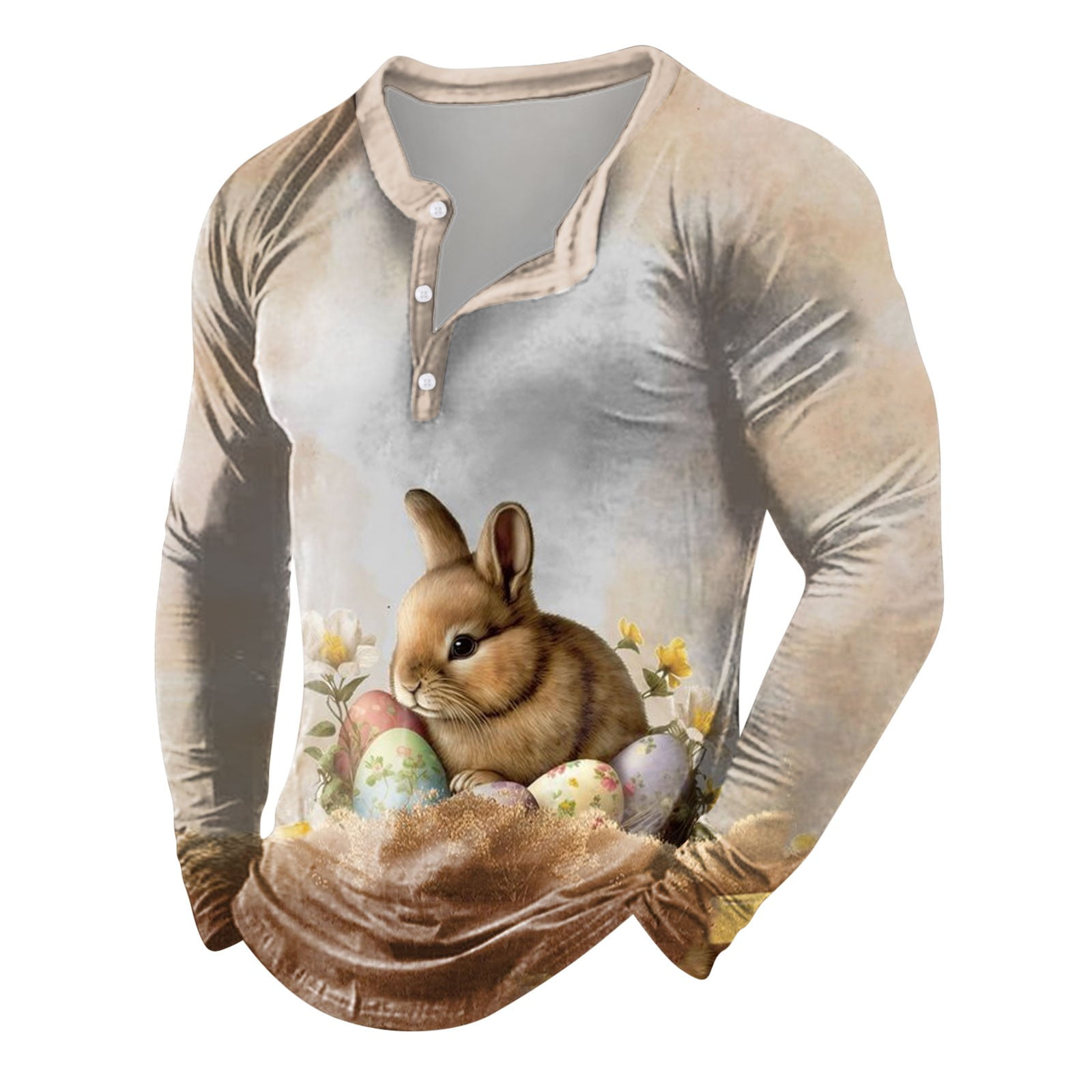 Polo Shirts For Men Easter Digital 3D Printed Hoodie Sports Fashion