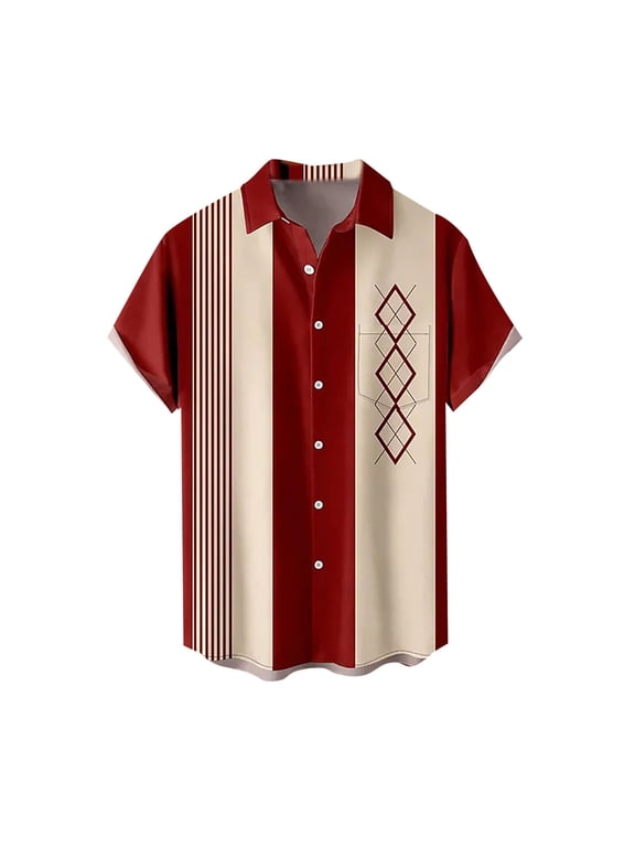 Polo Shirts for Men Crazy Yoga Tops Long Sleeve Workout Dress under Shirt Long Sleeve Men Causal Shirts Fashion T Shirt Vest Cold Gear Sports T Wrap Red L