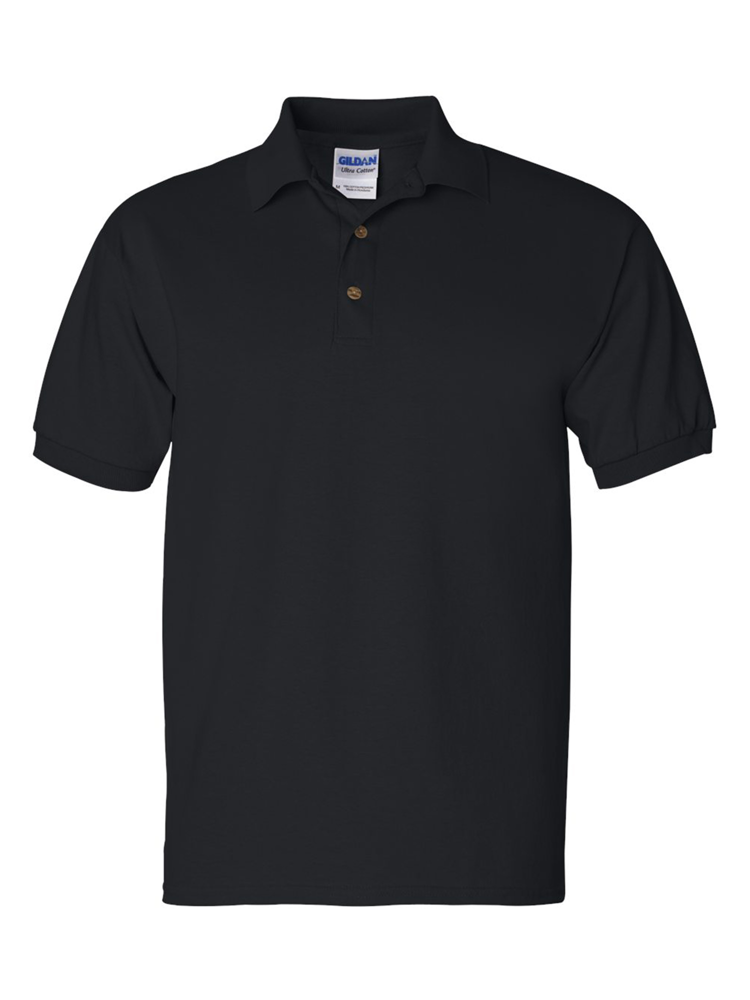 Polo Shirts for Men Gildan Jersey Polo Sport Shirt 8800 S M L XL 2XL Button Down T Shirts for Mens Polo Shirts with Colors Business Casual School Black Shirts for Men - image 1 of 2