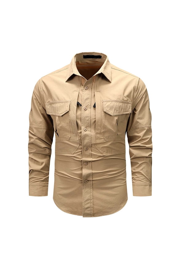 Polo Shirts for Men Long Sleeve Thumb Hole Men Tops Summer Large Mens Tees Athletic Fit Shirt Crazy Yoga Tops Mens Medium Long Sleeve Shirt Juniors Summer Medium Polyester Blend Shirts Khaki L