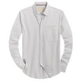 thumbnail image 1 of Polo Shirts for Men Peach Long Sleeve Top Casual T Shirt for Men Long Sleeve Running Shirts Athletic Tops Athletic Shirt Fitted Beach Tee under Scrub Polyester Spandex Top S T White 5XL, 1 of 8