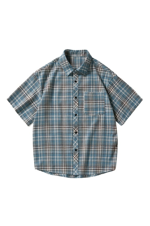 Polo Shirts for Men Popular Men Summer Tops Mens Knit Shirts Long Sleeve Dark Undershirt Pack Compression Guard Long Sleeve Rayon Shirt May Thin Full T for Polyester Blue M