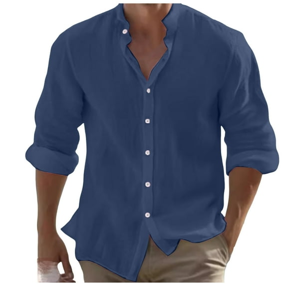 Polo Shirts for Men Short Sleeve Sports Shirts Mens Long Sleeve Petite Lady Fashion Top Tees for Men Long T Yoga Shirt Undershirt Casual Short Tops Plain Sleeved Blue XL