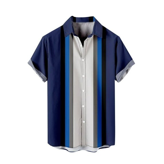 Polo Shirts for Men Workout Fitted Shirts Men Long Sleeve Compression Shirt with 9 10 S Long Sleeve Shirt Loose Loose Tee Large 2 Workout Mens Sleeved Tee Men's Floral Button Navy M
