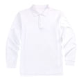 thumbnail image 1 of Polo Shirts for Boys Long Sleeve Boys White Button down Shirt Fall Tops Child 6-7 Years Boy Clothes, 1 of 6