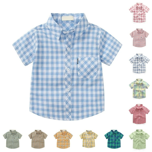 Polo Shirts for Boys Short Sleeve School Uniform Outdoor Quick Drying Cute Tops Button Up Henley Neck Clothes 3-14 Years Boys Polo Shirts Long Sleeve