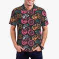 thumbnail image 1 of Polo Shirts for Men, Bike Exotic Pattern Cuteness Casual Mens Polo Shirts Short Sleeve Button Down Classic Mens Golf Polo Shirts, 1 of 7