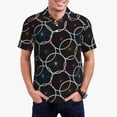 thumbnail image 1 of Polo Shirts for Men, Bike wheel colorful Cuteness Casual Mens Polo Shirts Short Sleeve Button Down Classic Mens Golf Polo Shirts, 1 of 7