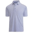 thumbnail image 1 of Polo Shirts for Men Classic Fit Business Button Collared Short Sleeve Top Performance Moisture Wicking Loose Mens Shirts, 1 of 2