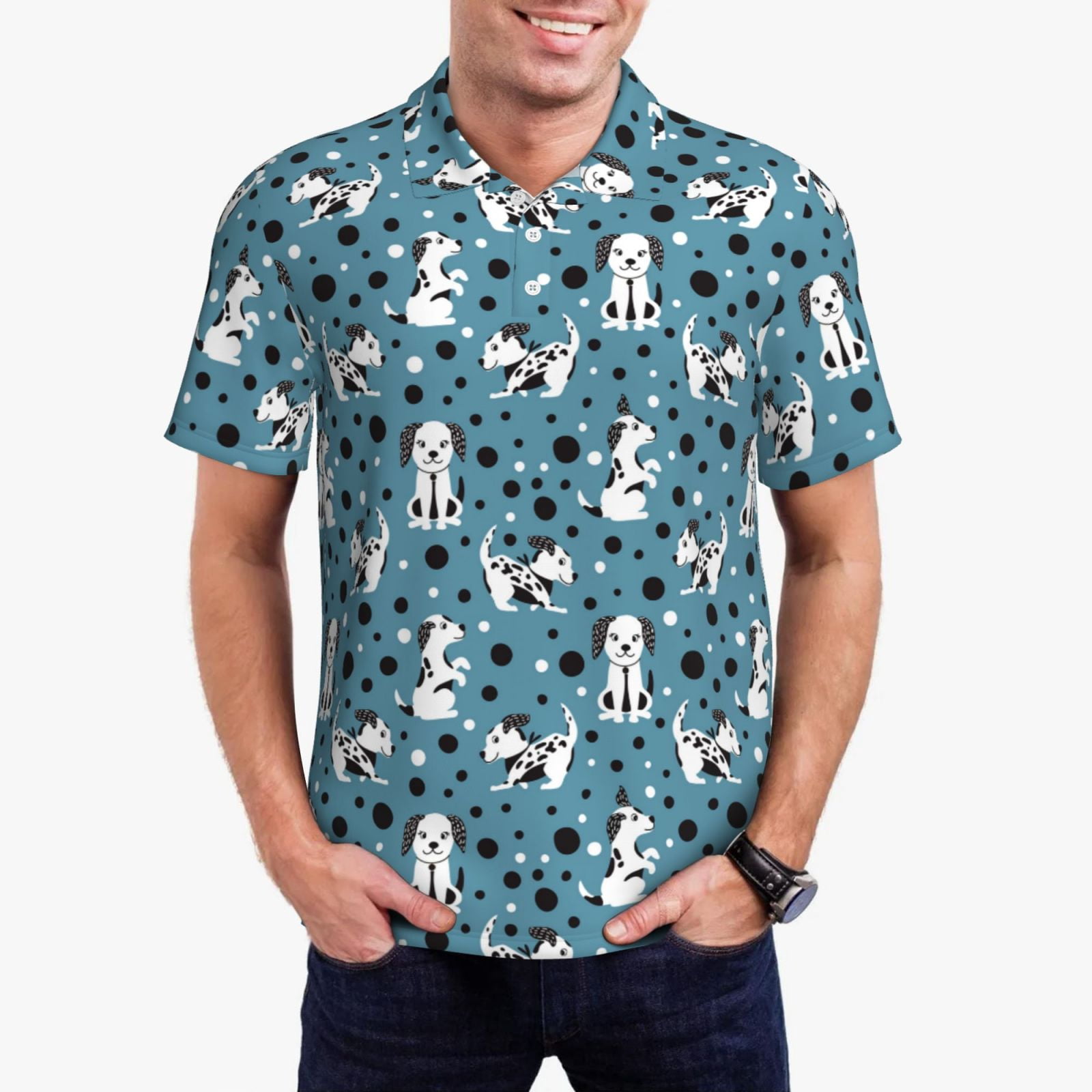 Country Club Dogs Neutral Polo with Casual Short main image 1