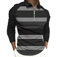 thumbnail image 1 of Polo Shirts for Men Long Sleeve 0 Tops Black Xxl, 1 of 5