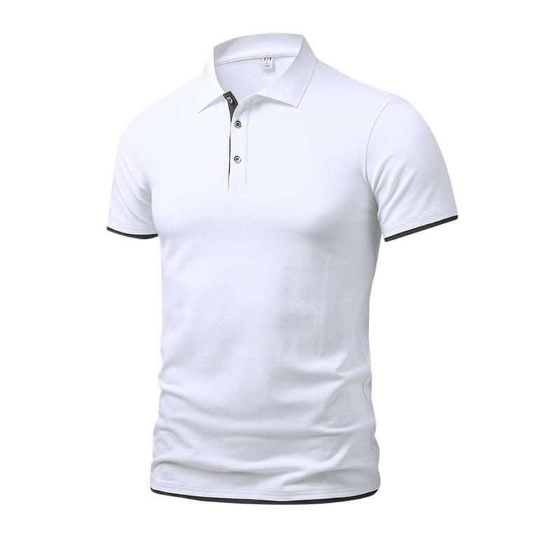 Mens pure cotton polo shirts new arrivals