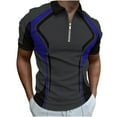 thumbnail image 1 of Polo Shirts for Men,Men's Polo Shirt Short Sleeve Knit Shirt Casual Lightweight Turn Down Collar Business Tops, 1 of 6