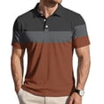 thumbnail image 1 of Polo Shirts for Men Short Sleeve Collared Golf Shirt with Pocket Moisture Wicking Quick Dry Performance Polos, 1 of 6