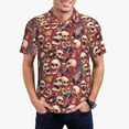 thumbnail image 1 of Polo Shirts for Men, Skull record Guitar music Cuteness Casual Mens Polo Shirts Short Sleeve Button Down Classic Mens Golf Polo Shirts, 1 of 7