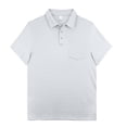 thumbnail image 1 of Polo Shirts for Men Solid Color Lapel Loose Outdoor Pockets Short Sleeved Summer Casual Work Mens Shirts, 1 of 9