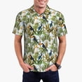 thumbnail image 1 of Polo Shirts for Men, Tropical Cute Parrot Toucan Cuteness Casual Mens Polo Shirts Short Sleeve Button Down Classic Mens Golf Polo Shirts, 1 of 7