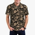 thumbnail image 1 of Polo Shirts for Men, roses_AA Cuteness Casual Mens Polo Shirts Short Sleeve Button Down Classic Mens Golf Polo Shirts, 1 of 7