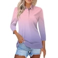 thumbnail image 1 of Polo Shirts for Women Basic Classic Uniform Casual Shirts Casual Lightweight Basic Collared Tees, 1 of 3