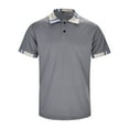 thumbnail image 1 of Polo Shorts for Men Short Sleeve Button Tees Shirts Basic Grey Men TShirts, 1 of 6