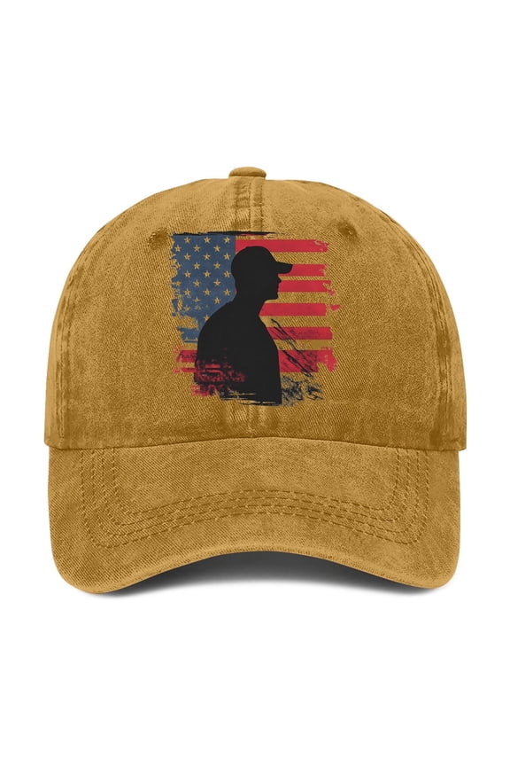 Polo Style Baseball Cap Adjustable Cotton Hats for Workouts (Light Brown)