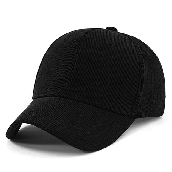 Polo Style Baseball Cap Adjustable Original Classic Low Profile Cotton Hat Gift for Men/Women,Unstructured (Black)