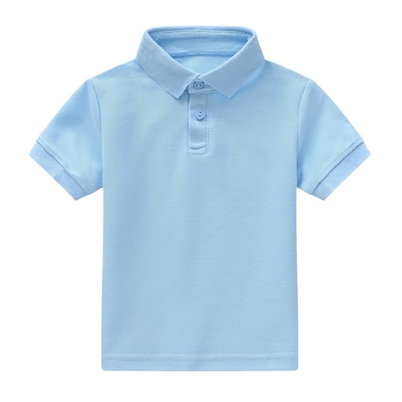 Polo Uniform Shirts for Boys Girls School, Short Sleeve Uniform Tops, Casual Button Down Tennis T-Shirts, 2026 New Collared Golf Polo Shirt, Workout Clothing