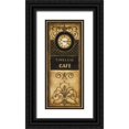 thumbnail image 1 of Poloson, Kimberly 12x24 Black Ornate Wood Framed with Double Matting Museum Art Print Titled - Timeless Cafe, 1 of 4