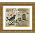 thumbnail image 1 of Poloson, Kimberly 14x12 Gold Ornate Wood Framed with Double Matting Museum Art Print Titled - Fly, 1 of 4
