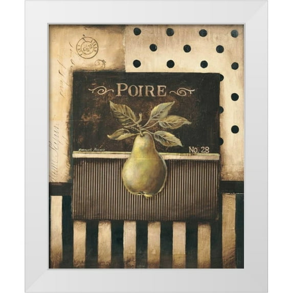 Poloson, Kimberly 15x18 White Modern Wood Framed Museum Art Print Titled - Poire