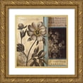 thumbnail image 1 of Poloson, Kimberly 26x26 Gold Ornate Wood Framed with Double Matting Museum Art Print Titled - Belle Fleur II, 1 of 4