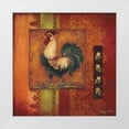 thumbnail image 1 of Poloson, Kimberly 26x26 White Modern Wood Framed Museum Art Print Titled - Murano Rooster II, 1 of 4