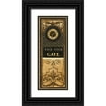 thumbnail image 1 of Poloson, Kimberly 9x18 Black Ornate Wood Framed with Double Matting Museum Art Print Titled - Tick Tock Cafe, 1 of 4