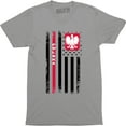 thumbnail image 1 of Polska American Flag US Pride Patriotic Men's T-Shirt, 1 of 4