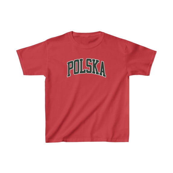 Polska Kids Shirt Gifts Youth Tee Tshirt