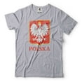 thumbnail image 1 of Polska Patriotic Shirt Poland Country Flag Logo National Shirt Poland Gifts Poland Unisex Shirt, 1 of 6