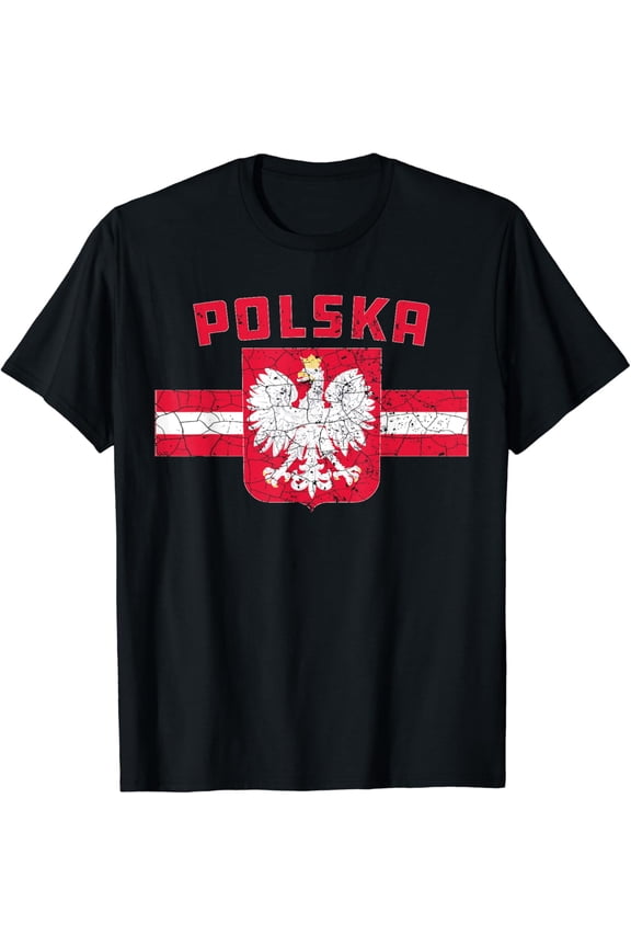 Polska Poland Flag Polish White Eagle T-Shirt mens t shirt,black,women,funny,misfits,men,journey,t-shirt