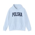thumbnail image 1 of Polska Poland Polish Hoodie, Gifts, Hooded Sweatshirt, 1 of 4