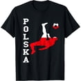 thumbnail image 1 of Polska Soccer Team Polish Pride Polish Roots Poland Flag T-Shirt mens t shirt，black，women，funny，misfits，men，journey，t-shirt, 1 of 4