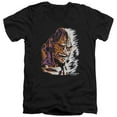thumbnail image 1 of Poltergeist Ii Kane Worm Adult V-Neck T-Shirt 30/1 T-Shirt Black, 1 of 1