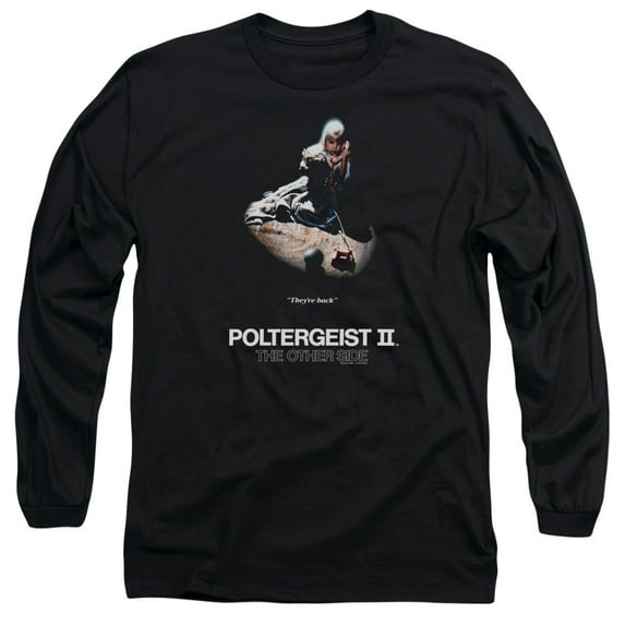 Poltergeist Ii Poster Long Sleeve Adult 18/1 T-Shirt Black