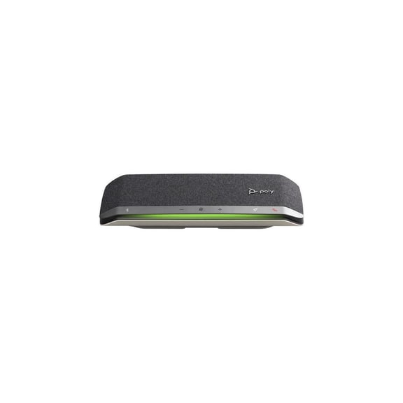Poly - Sync 40 Smart -Speakerphone (Plantronics) - Flexible Work Spaces - Connect to PC/Mac via Combined USB-A/USB-C -Cable and Smartphones via -Bluetooth - Works with Teams, Zoom & more