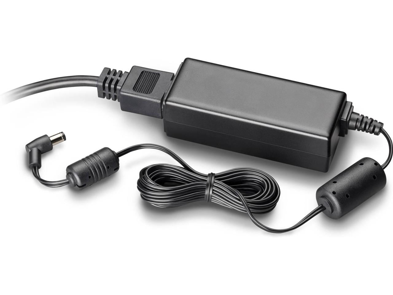 Poly 25W Power Supply - Black - 120 V AC Input - 48 V DC Output - 25 W