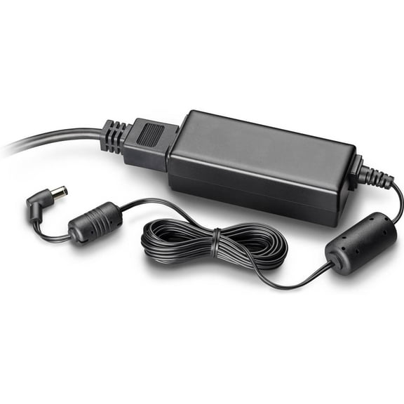 Poly 25W Power Supply - Black - 120 V AC Input - 48 V DC Output - 25 W