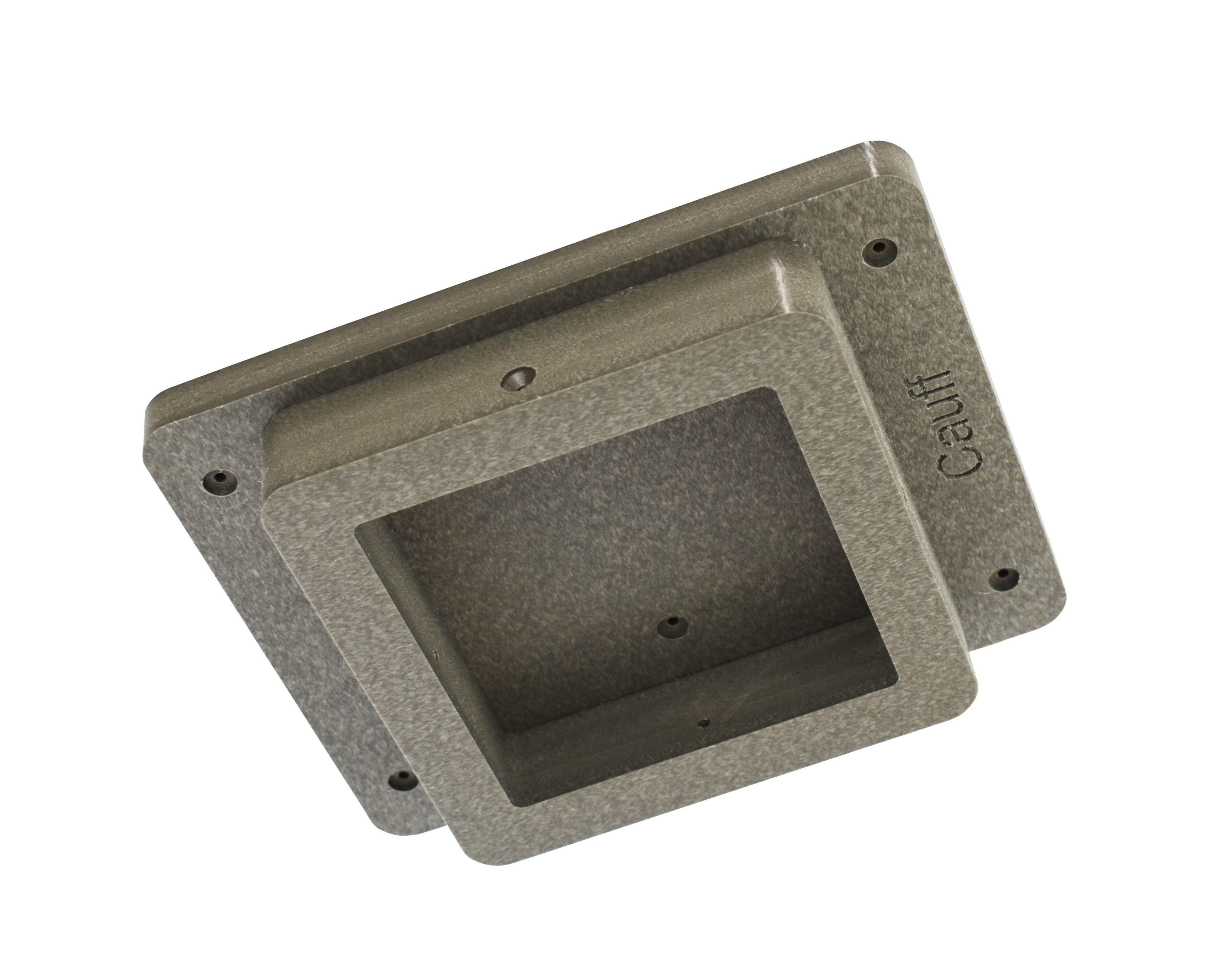 Poly 4x4 Post Mount Adapter for Bird Feeder, Bird House Mailbox with Stainless Steel Outdoor Mounting Screws