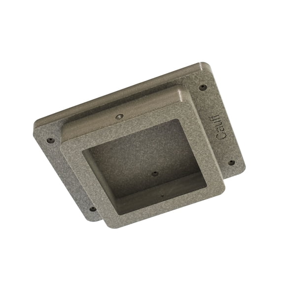 Poly 4x4 Post Mount Adapter for Bird Feeder, Bird House Mailbox with Stainless Steel Outdoor Mounting Screws