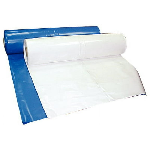 28' x 114' 7 Mil Husky Brand Shrink Wrap - White
