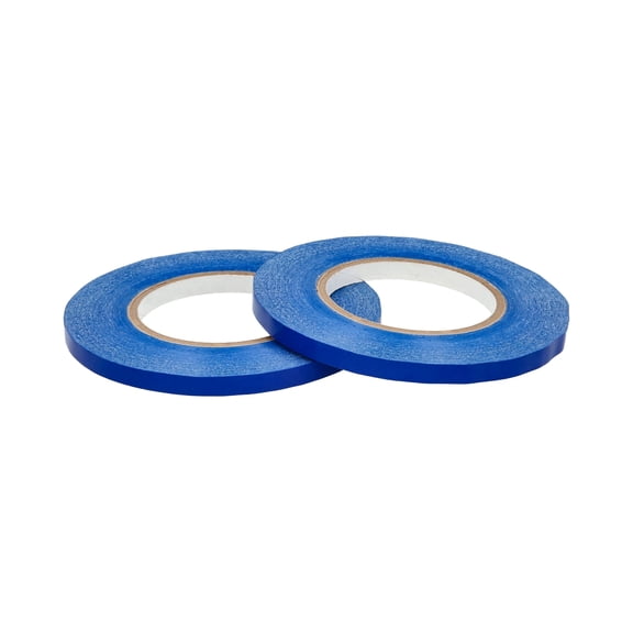 MedicalMartByMail Poly Bag Sealer Tape 2.3 Mil 3/8 inch x 180 yards, Blue - 48 Rolls for Packaging, Mailing and Shipping