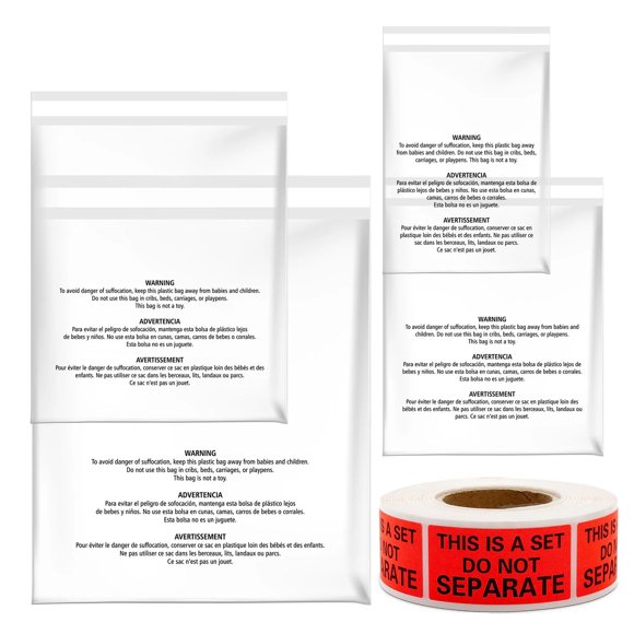 Poly Bags Suffocation Warning